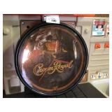 Crown Royal Neon Clock