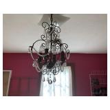 Great Glass Paris Flea Chandelier