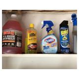 Shelf of Cleaning Supplies