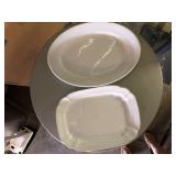 Pair of Antique / Vintage Ironstone Platters