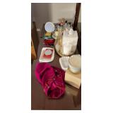 Milk Glass & Vanity Items