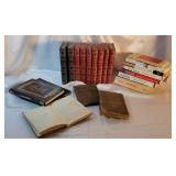 Red Embossed Library Set of Novels