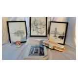 3 Prints by Harold Schwan & more