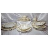 Vintage Steubenville Gold Laurel Porcelain Dishes