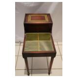 Mahogany Step Down Side Table