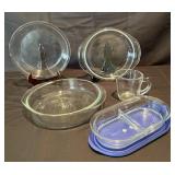 Pyrex Bake Ware W/ Glass Storage Container W/ Lid