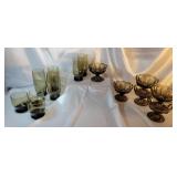 Smokey Glass Dessert Cups & Glasses
