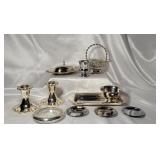 Silver & Chrome Plated Items - Butter Dish