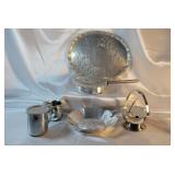 Silver & Chrome Plated Entertaining Pieces