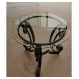 Metal & Glass Center Table