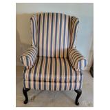 Wing Back Chair with Queen Anne Legs