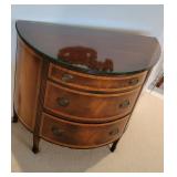 Mahogany Demi-Lune Chest