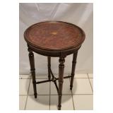 Mahogany Round Accent Table