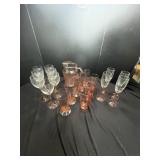 Pink Depression Glass Collection