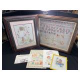 Selection of Needle Point & Embrodery