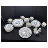 47 pcs. Blue Danube Dinning Set