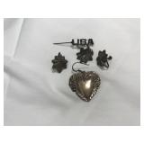 2 Pair of Sterling Earrings
