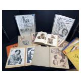 Selection of Old Scrap Books w/ Actresses & More