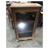 Mohogany 1 Door Book Case