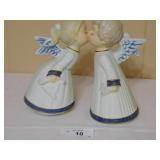 Vintage Handmade Japan Kissing Angels