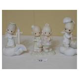 3 Porcelain Precious Moments Figurines