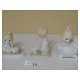 3 Porcelain Precious Moments Figurines