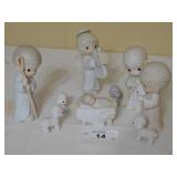 Porcelain Precious Moments Set