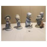 3 Porcelain Precious Moments Figurines