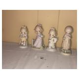 3 Porcelain Precious Moments Figurines