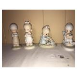 3 Porcelain Precious Moments Figurines