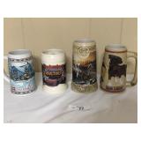 4 Glass Beer Stein