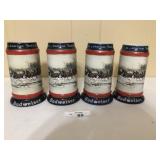4 Glass Beer Stein