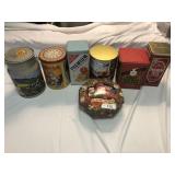 7 Assorted Tins