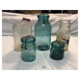 Vintage Glass Jar Lot