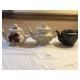 Lot of 3 Tea Pots