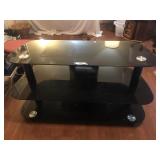 Black Glass Entertainment Center
