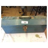 Metal Tool Box and Tools