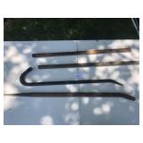 2 Crow Bars, 2 Scrap Metal Pieces