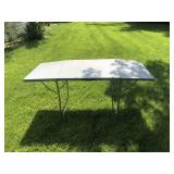 Vintage Metal Foldable Tables