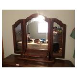 Vintage Aeolus "Ivory Rose" Wood Dresser