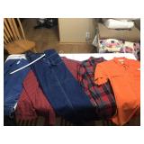 2 Pairs of Vintage Overalls, 3 Men