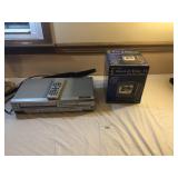 VHS/DVD Combo Player, Spectra 5" Portable TV