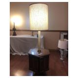 Side Table With Built In Lamp