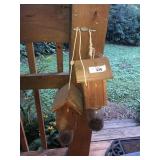 2 Handmade Bee Houses