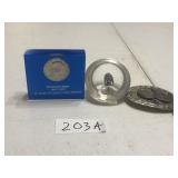 Buffalo Nickel and Eisenhower Dollar