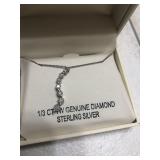 1/3 CT TW Genuine Diamond Necklace