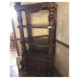 Antigue Shelf With Bottom Storage