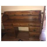 Antique Roll Top Office Desk