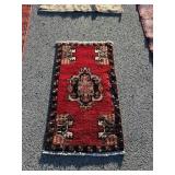 Small Handmade Rug - has damage