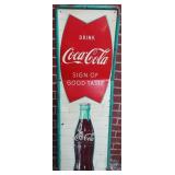 1960 Coca-Cola Metal Sign